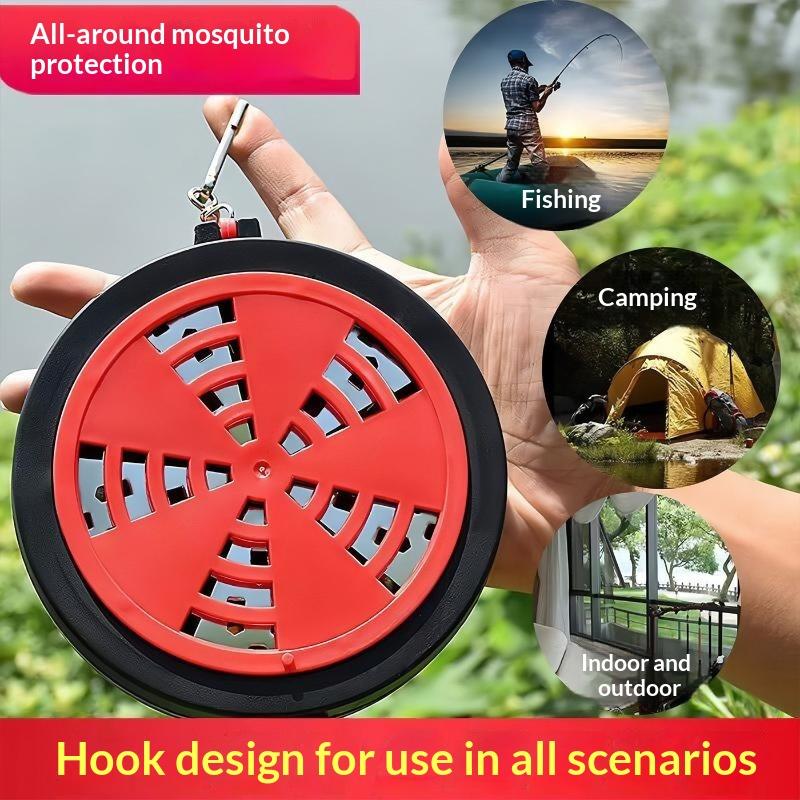 Portable Mosquito Coil Holder Hanging Mosquito Incense Box Fireproof Tray For Camping Hiking Fishing Outdoor Use