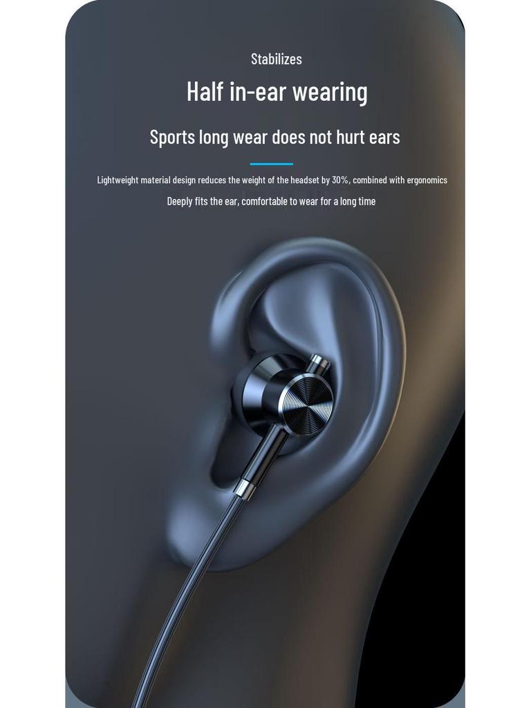 Neckband Bluetooth Headphones with Long Battery Life, Large Volume, Compatible with Apple, Huawei, and Android Devices