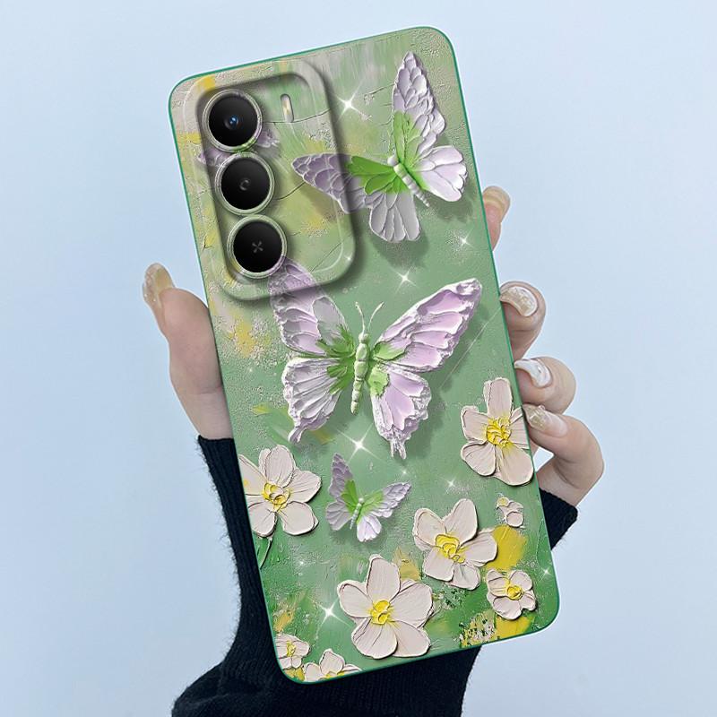Case For Realme C71 4G Cute Panda Sweet Girls Cats Silicone Soft Back Cover For RealmeC71 4G Ultrathin Anti-Scratch Protective