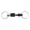 Portable Keychain With Detachable Quick Release Metal Key Ring° Rotation Dual Ring Buckle Hand Tools