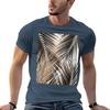 Golden Brown Palm Leaves Dream  Cali Summer Vibes  tropical decor art TShirt Comfortable Daily Wear Tee