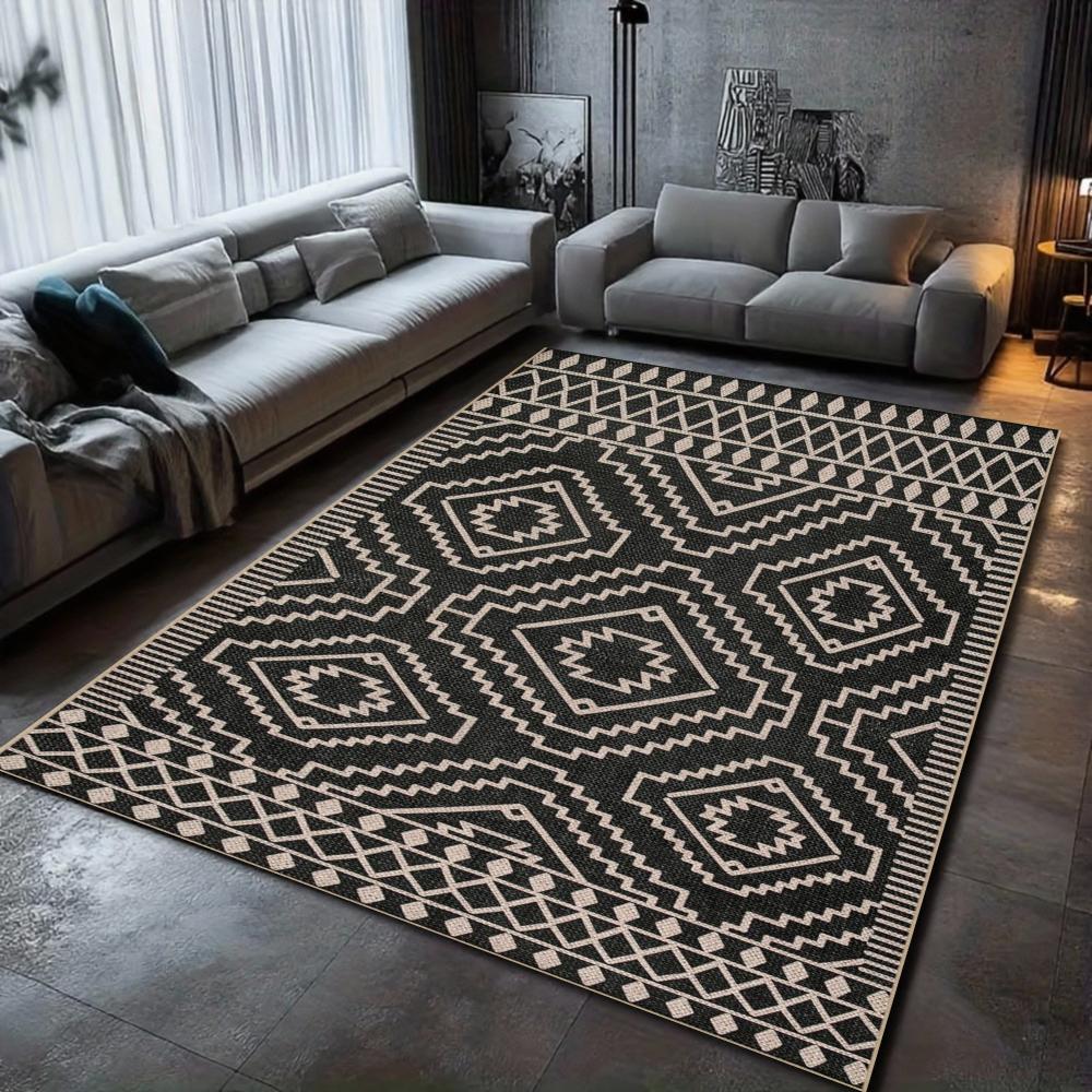 Geometric Pattern Carpet Mat Rug Modern Minimalist Design Home Decoration Soft Floor Mat for Living Room Carpets for Living Room