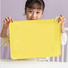 Non-slip Tableware Mat Rectangle Table Pads Portable Baby Silicone Placemat Dining Table