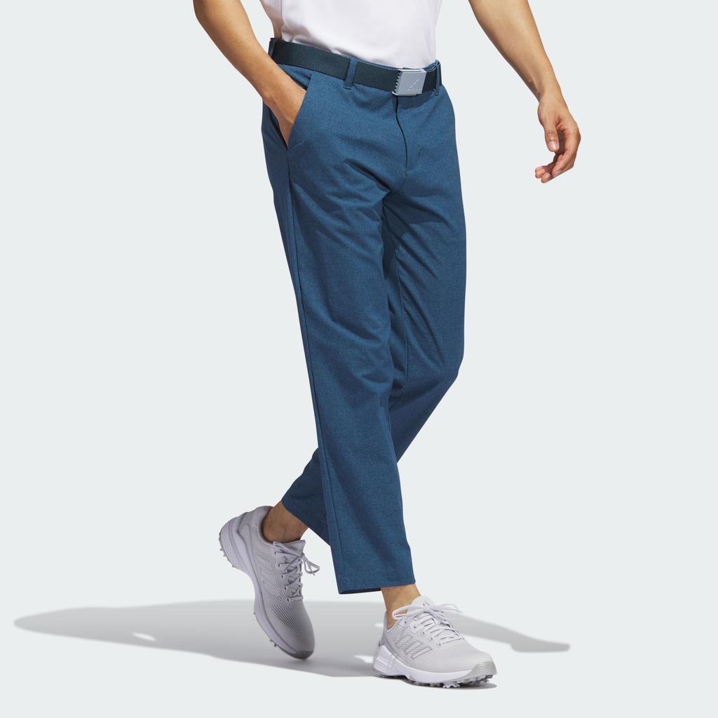 Adidas Knitted Sweatpants Men's Arctic Ocean Blue Moderate Straight Fit Pants IB2595