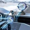 Air Vent 3 Speed 5V 1A Car Usb Cooling Fan 360 Degree Adjustable Air Outlet Car Fan 5-Blade Low Noise For Car Truck Suv Sedan
