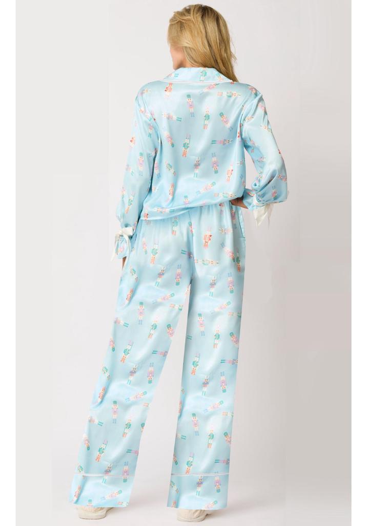 2024 New Women's European & American Print Pajama Suit