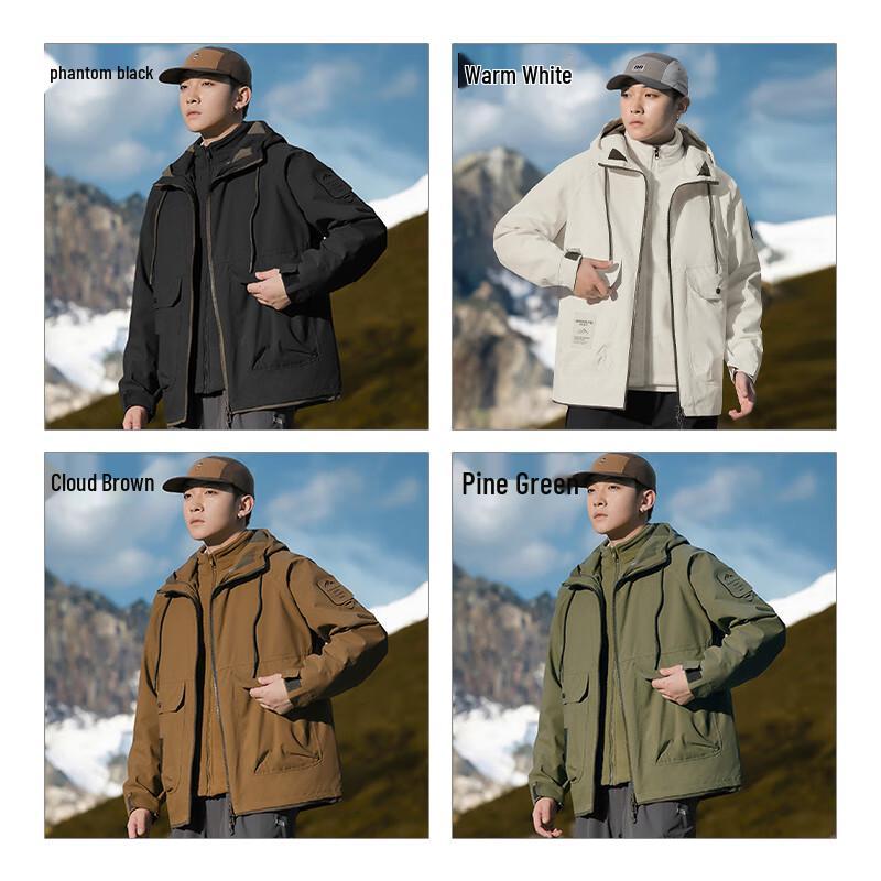 EASTERN CAMEL 3-in-1 Outdoor Storm Jacket