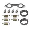 NICECNC Pipe Manifold Gasket Inlet Outlet Gaskets Springs Bolt For Polaris Sportman 600 700 2002-2007 5811511 3610047