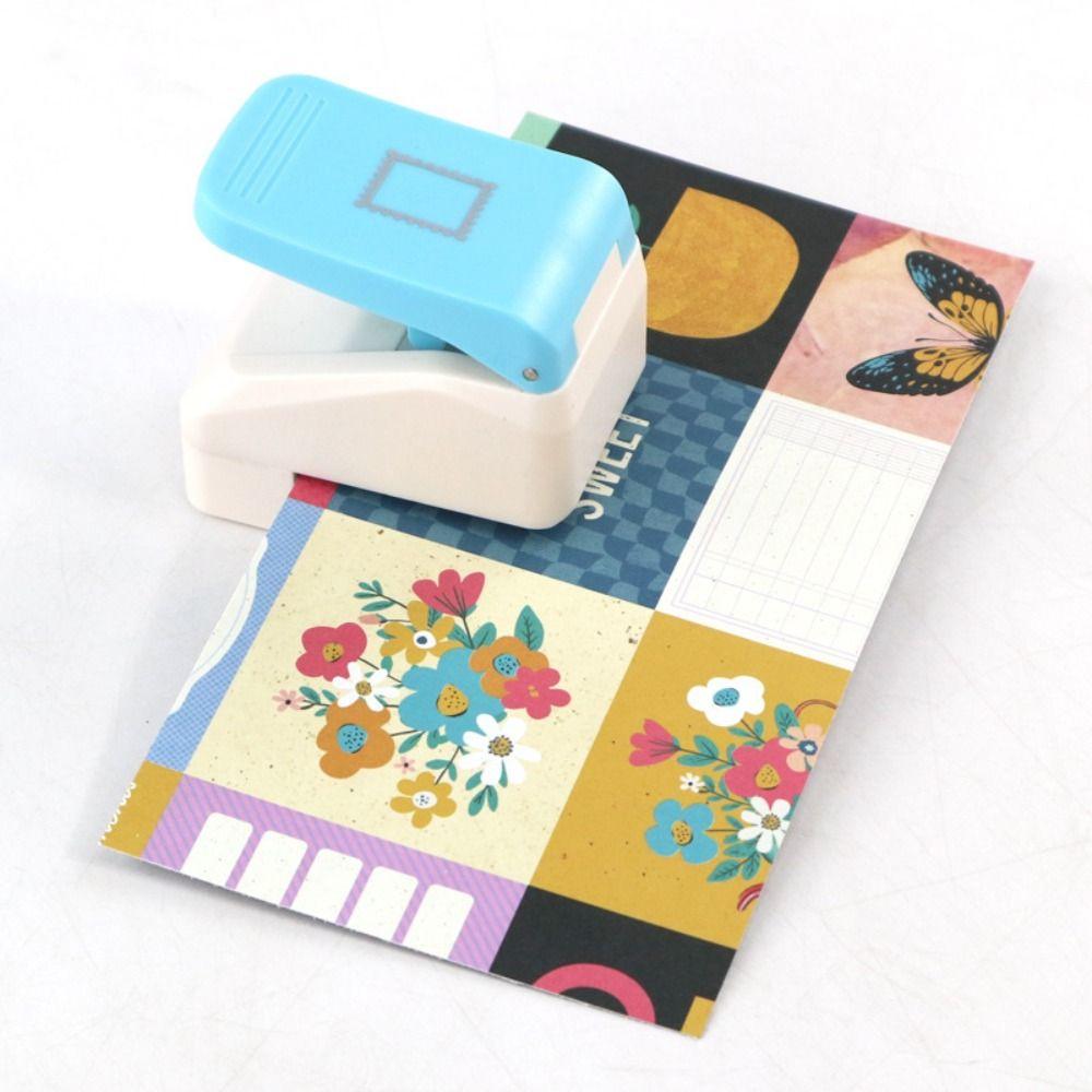 2.87x2.39cm Embossing Machine Labor Saving Stamp Shape Hole Punch Stamp Border Punch  for Card