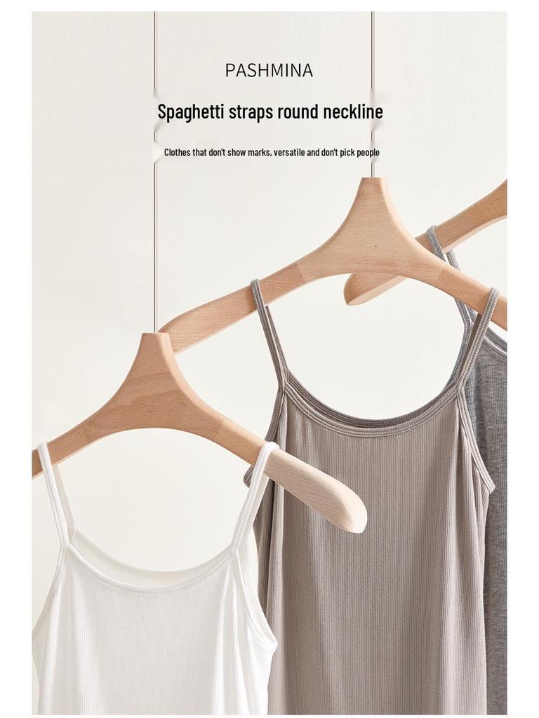 Übergröße Damen Racerback Spaghetti-Träger Tanktop - Anti-Expositions Ärmellose Unterwäsche