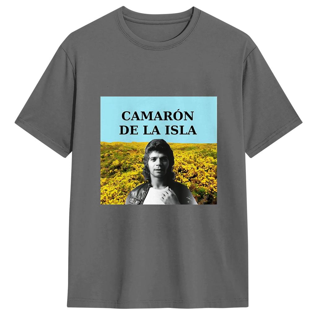 Camarone De La Isla Camiseta Playa Harajuku Camisetas Unisex 100 Algodón Cómodo Top Camisetas Manga Corta Ropa de Calle Tops