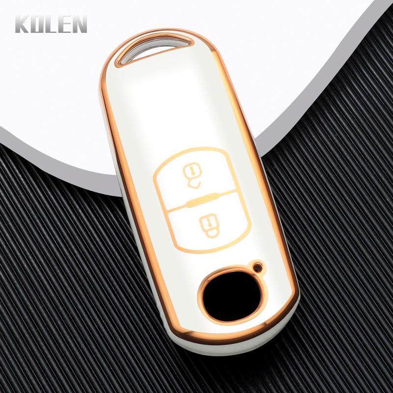 New Tpu Car Remote Key Case Cover Shell For Mazda 2 3 6 Atenza Axela Demio Cx-5 Cx5 Cx-3 Cx7 Cx-9 2 3 4 Buttons Protected Fob