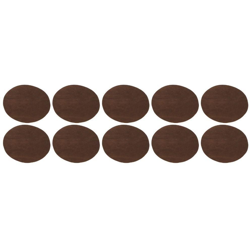 10pcs Oval Shape Elbow Repair Patches Iron-On Fabric Repair Patches DIY Crafts