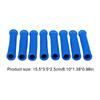 8Pcs Sleeve Protector Glass Fiber Heat Shield Sleeve 1000 F Degree Spark Plug Wire Protector High Temperature Auto Parts