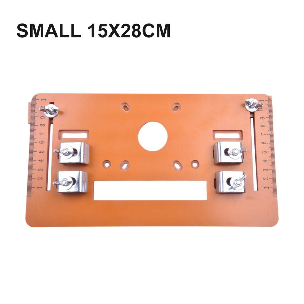 1pc Bakelite Guide Plate Saw Base Adjustable Rail Bottom Plate Woodworking Attachment Cutter Base Plate