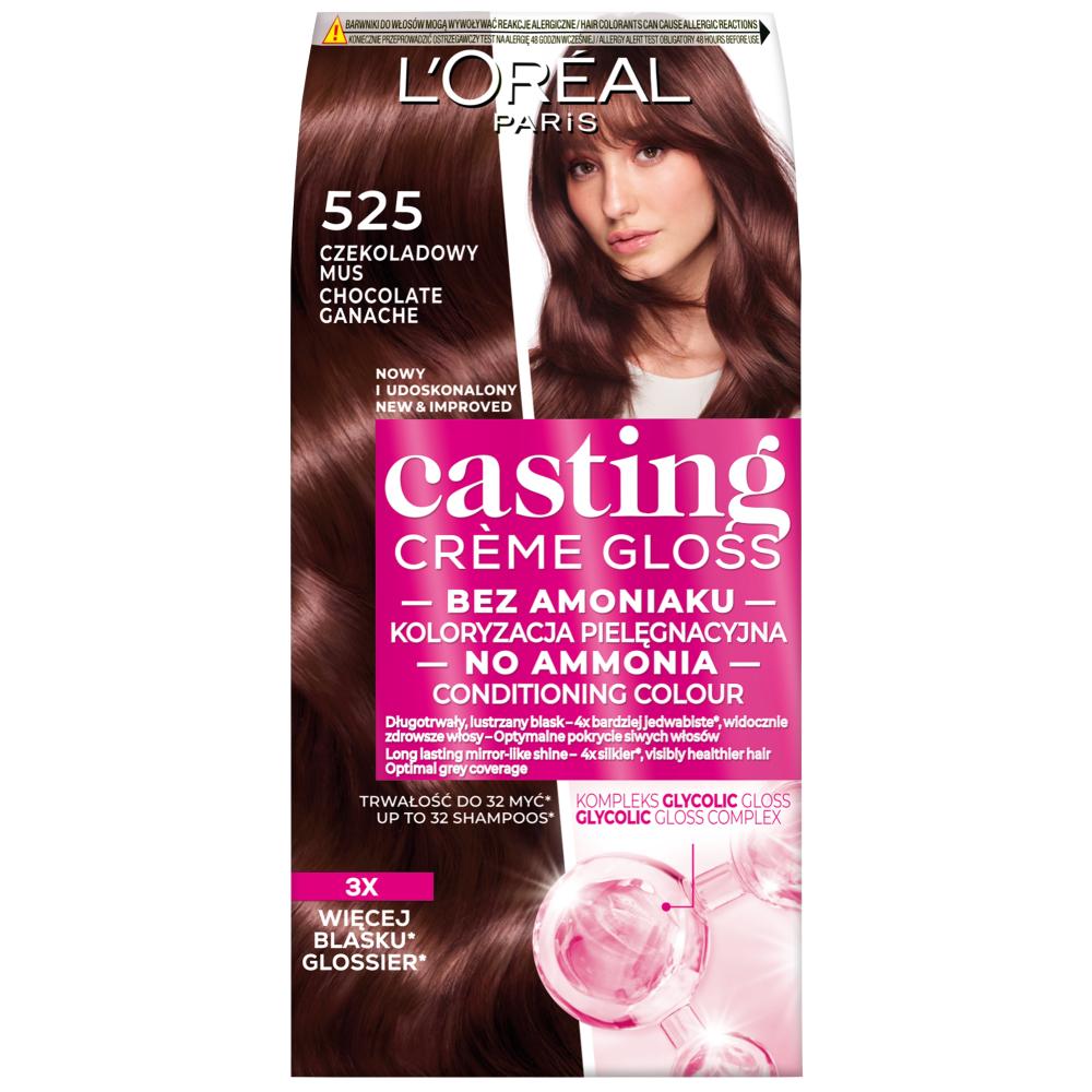 LOREAL CASTING CREME GLOSS Haarfarbe - 525 SCHOKOLADENMOUSSE (48ml, 72ml, 60ml)