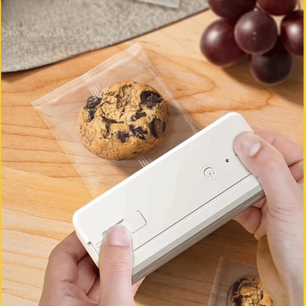 Magnetic Food Packaging Bag Sealer Mini Freshness Sealing Machine Snack Bag Sealing Machine Cookie