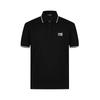 Embroidered Logo Striped Contrasting Color, Classic for Spring and Summer, Versatile for Daily Use, Men's Lapel Short Sleeved Polo Shirt