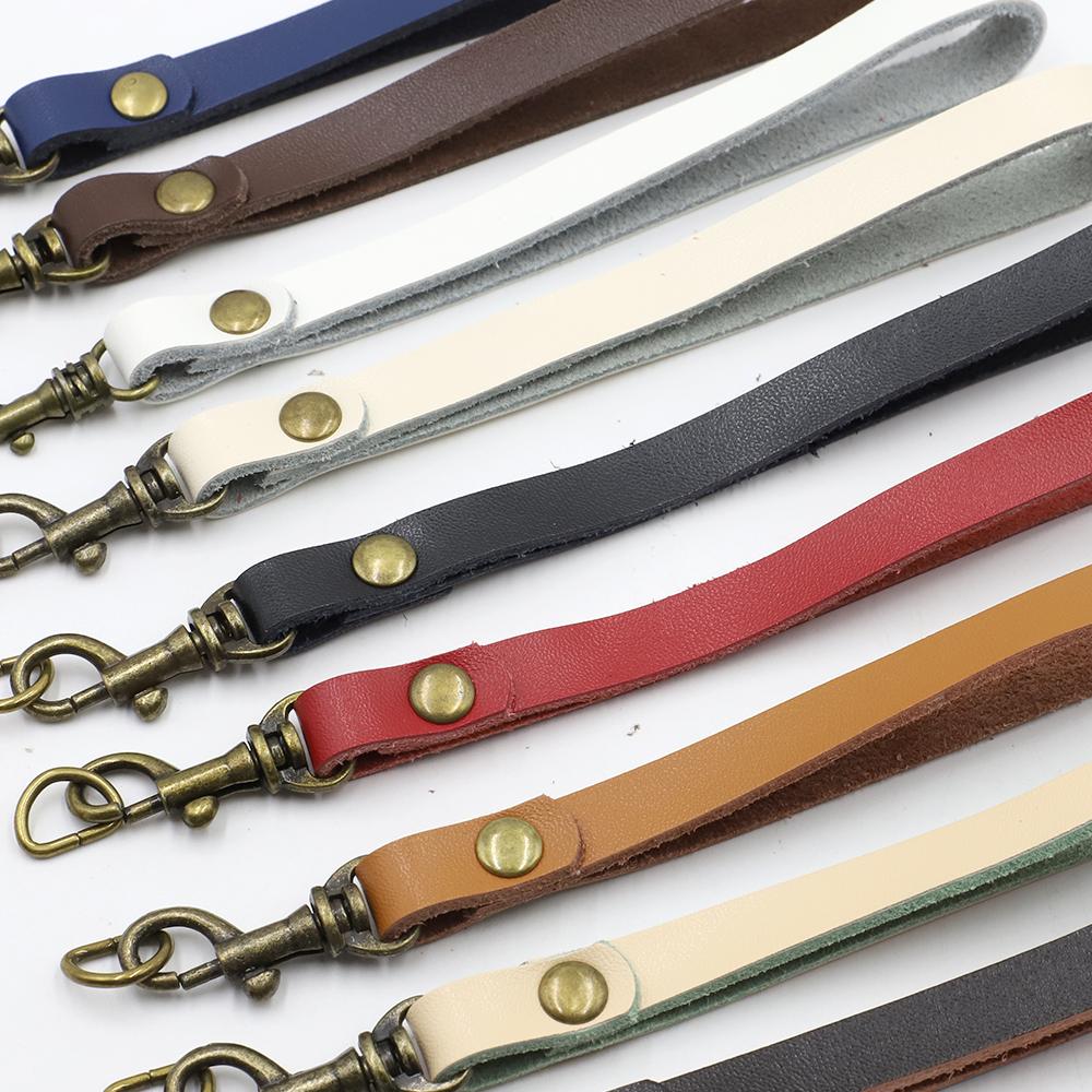 Leather Wristlet Strap Replacement Clutch Purse Bag Handle Belts for Handbag Wallet Key Wrist Lanyard Bags Accessories 14.5cm