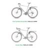 RBRL Bicycle Mudguard Gravel wings 700c Universal Mudguard Bicycle 28 Inch Adjustable and Easy to Install Mudguard for Road bike