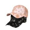 Women's Hat Fashion Versatile Embroidered Flower Lace Cap Sun Hat Summer Outdoor Breathable Baseball Cap Women