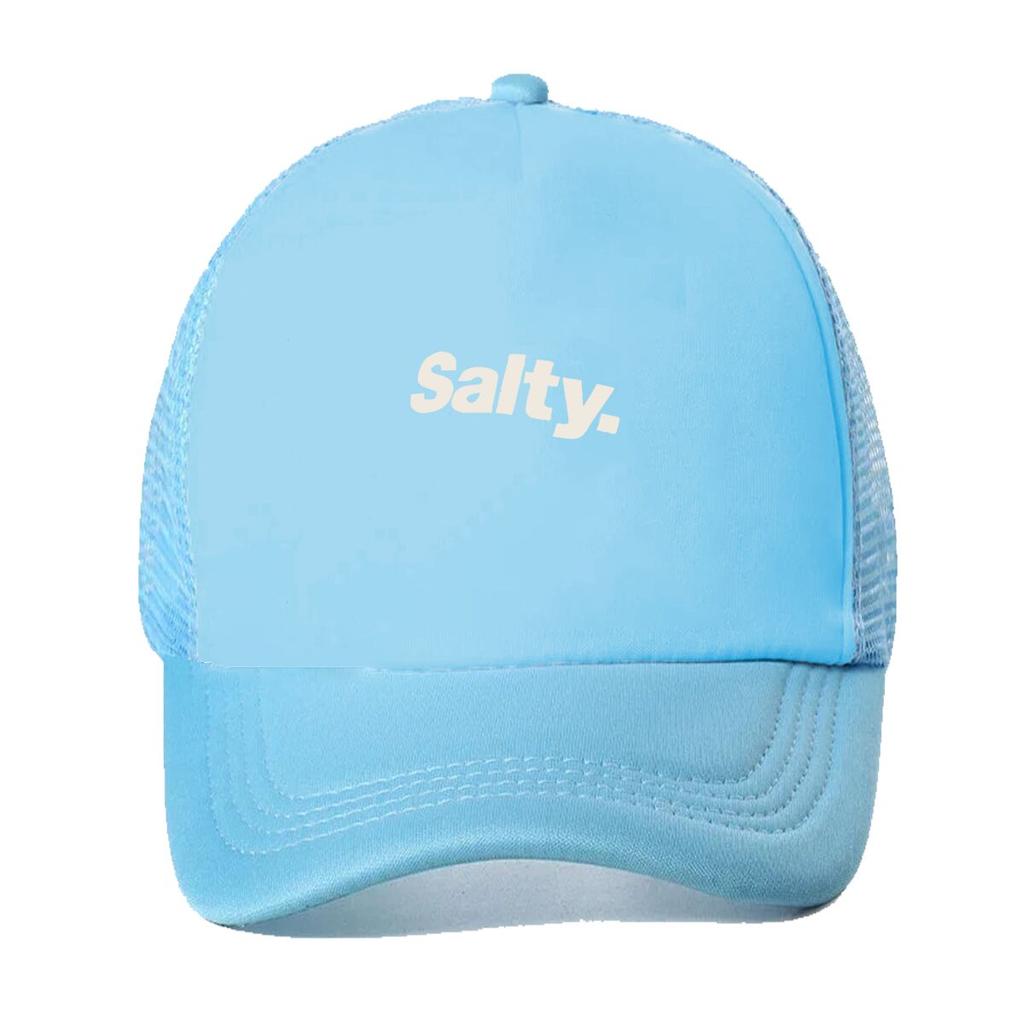 “Salty Vibe Lifestyle, Slogan Art Design” Mesh Baseball Cap