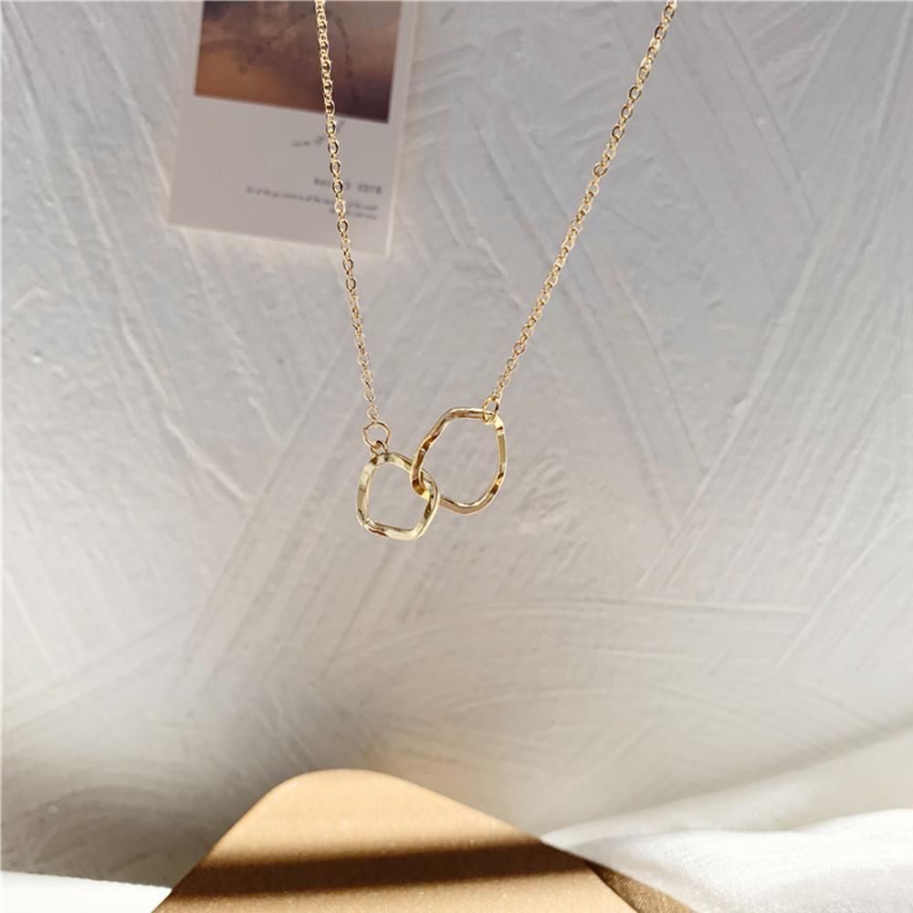 Women Fashion Geometric Temperament Irregular Simple Clavicle Chain Neck Chain Choker Necklace