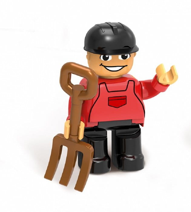 PROMOTION Mubi Blocks - My Farm 31 Pcs Horse Farm