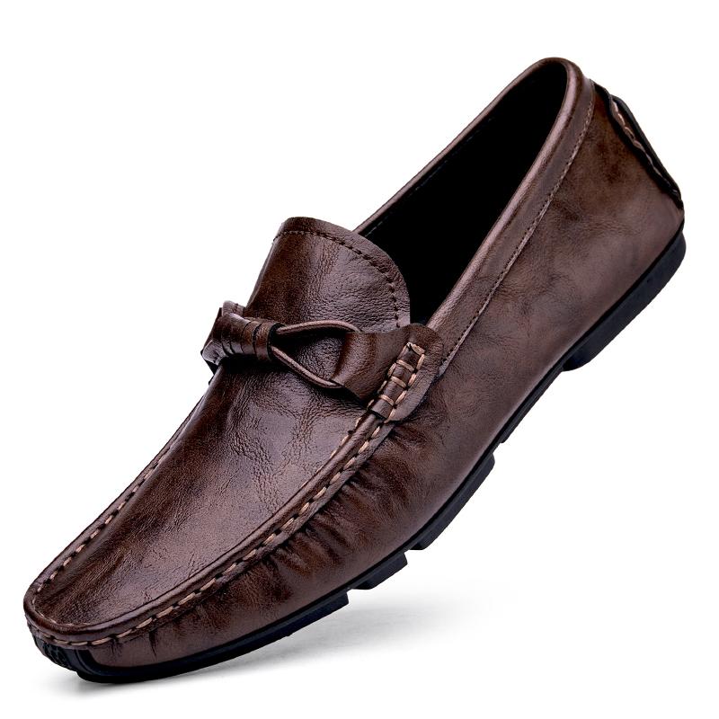 

Мужские тапочки на все сезоны, без застежек, кожаные, повседневные, удобные, для ежедневного ношения, прочный материал, хорошее качество 42