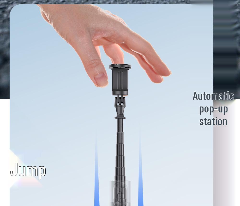 CYKE Bluetooth Selfie Stick with Automatic Tripod and Phone Holder Stand