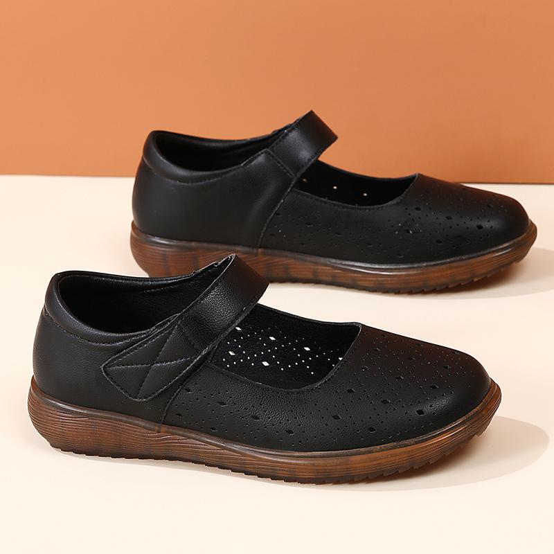 

Модные летние лоферы из натуральной кожи Женская повседневная обувь Мокасины Мягкий заостренный носок Женская обувь Женские балетки Белые 35 чёрный