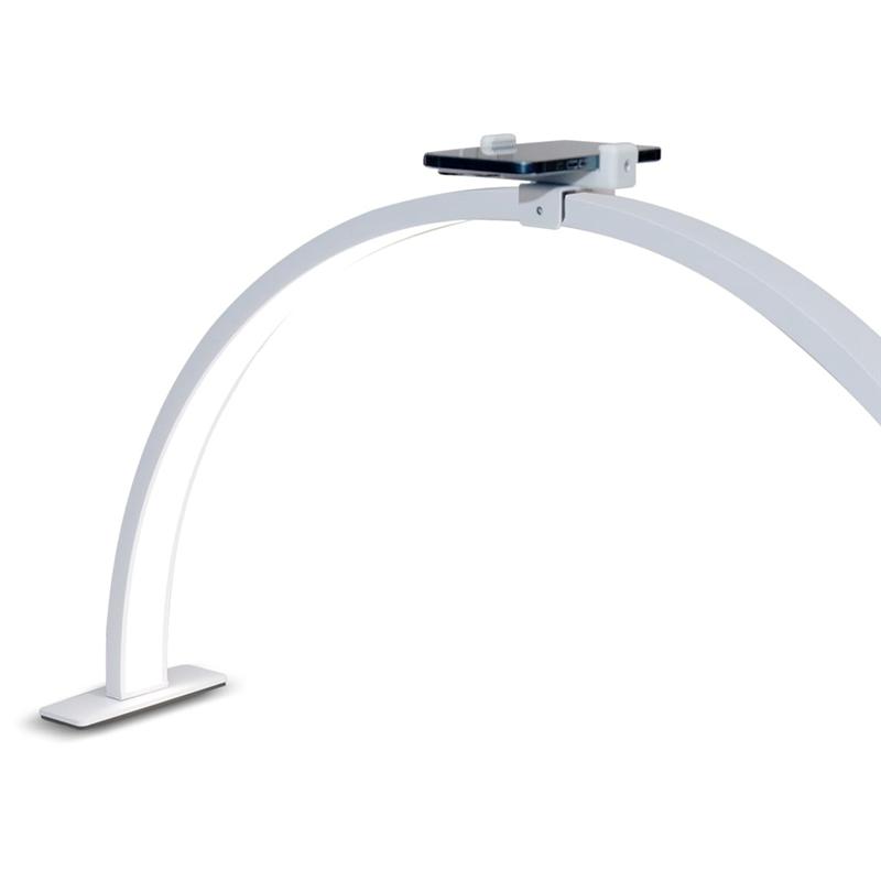 Fresh Arched Art Lamp-Half Moon Table Lamp With Phone Holder, Ideal For Manicure-Table Light Design US Plug
