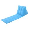 Inflatable Beach Chair Flocked Surface PVC Base Portable Reclining Beach Mat Lounger for Outdoor