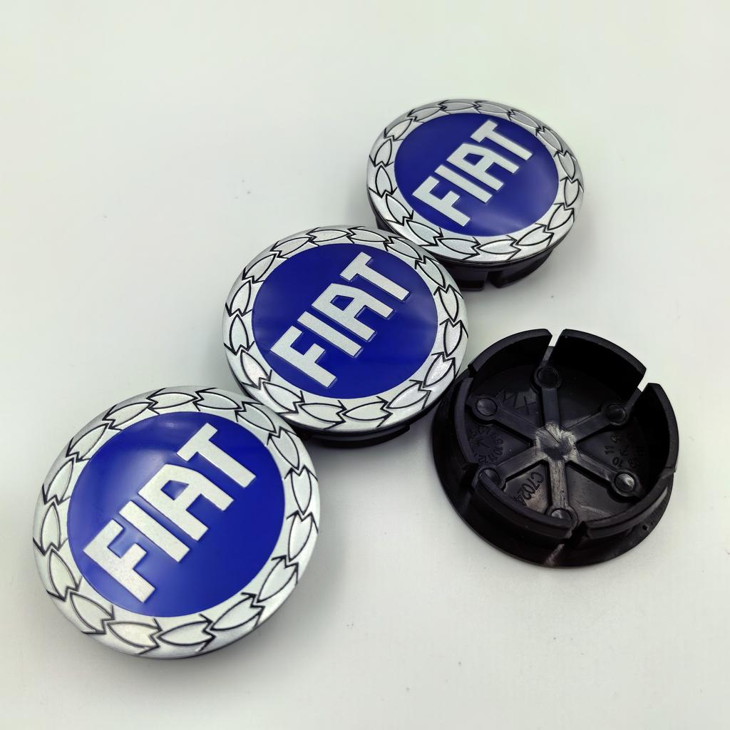 4 ks Krytky středů kol Fiat 500 50 mm Originální kryt ráfku Znak Odznak Doplňky pro styling auta