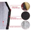 Set Of 10 Automotive Sound Insulation Mats, Aluminum Foil Backed Insulation Pads Dampening Sheets For Car Door Ceilings