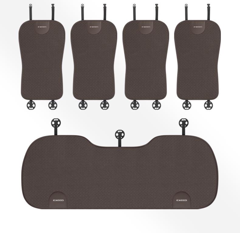 Xingtu Lingyun Lanyue TX M38T Ice Silk Car Seat Cushion with Lumbar Support - Four Seasons Interior Accessory