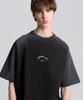 TENER Shoulder Painting Logo Short Sleeve Tee Black