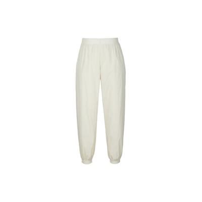 Mode Gewebt Bequem Weich Atmungsaktiv Lässige Hose Damen Unterteile Beige FV7669-110