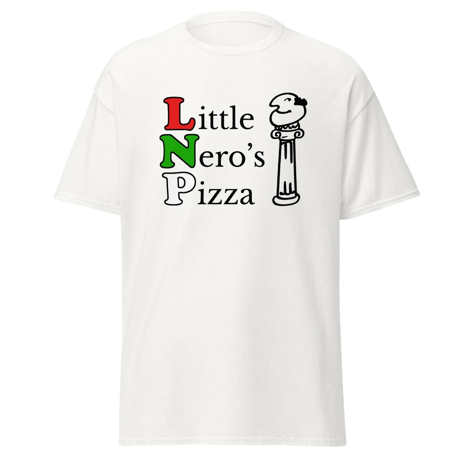 

Little Nero s Pizza - Funny Home Alone Movie Quote Parody T-Shirt, Unisex 3XL