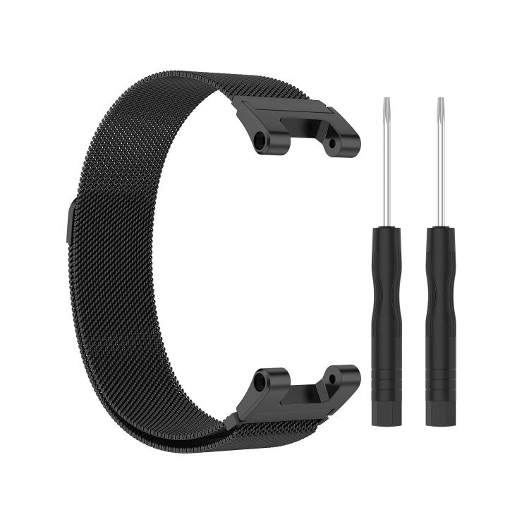 Milanese Watch Band Strap with Screwdriver Tool, Replacement Wrist Accessory for Huami Amazfit T‑Rex A1918 Smart Watch