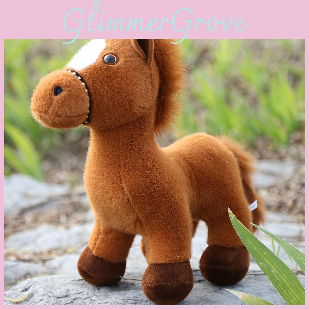 Animal Plush Realistic Pony Toy With Pp Cotton Suitable For Kids Holiday Gifts