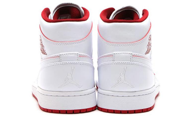 Jordan 1 Retro Mid White Gym Red Black 554724-103
