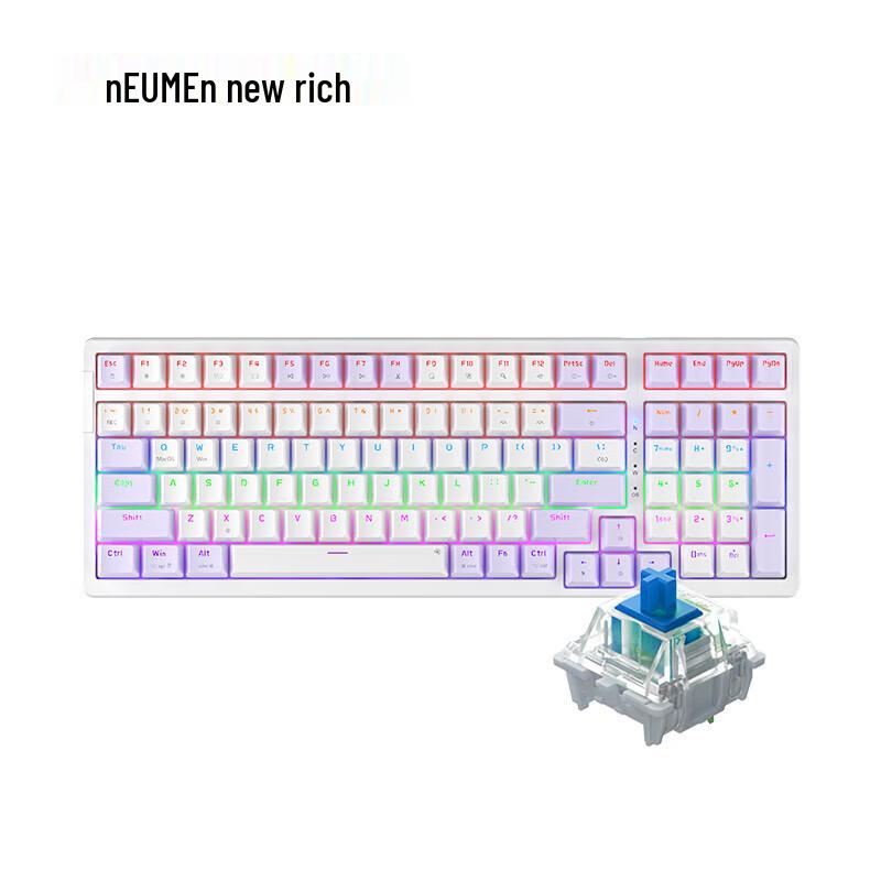 

Newmen GM328 100-Key Wired Mechanical Gaming Keyboard