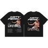 Magliette Grafiche per il Tour dei Festival 2026 della Cantante Katy Perry Moda Rock Hip Hop T-shirt a Maniche Corte Streetwear Hip Hop Maglietta Oversize
