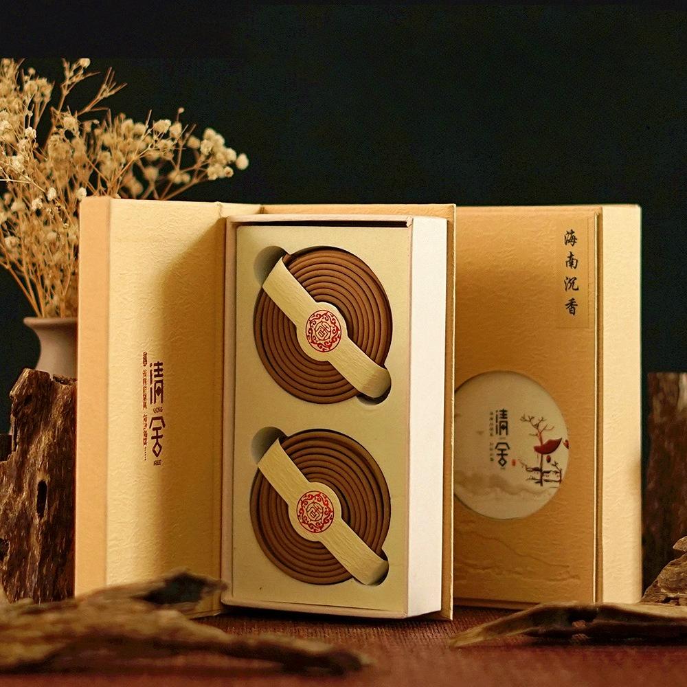 Vietnamese Agarwood Incense Coil Calming Aromatic Soft & Strong Woody Notes Perfect for Meditation Relaxation