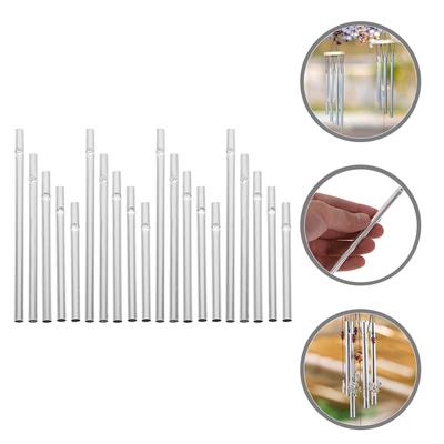 4 Sets Wind Chimes Making Supplies Replacement Kids Plaything Metal Tube Pipe for