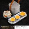 Guochao Splendid Mountains and Rivers Ru Kiln Binaural Teapot Ceramic Hand Grab Pot Light Luxury Portable Camping Small Set Kung Fu Tea Set