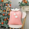 Decorative Drawstring Bags for Gifts Christmas Velvet Santa Gift Bag, 19 x 26 Inch Large Reusable Jewelry Organizer Claus Presents Sack Xmas