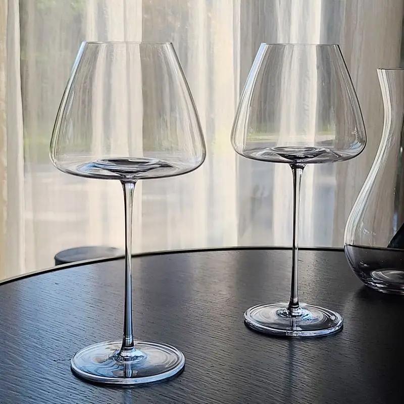 800ml Liels Ļoti Plāns Sarkanvīna Glāze