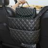 Organisateur de Siège Auto Sac de Rangement Suspendu Universel pour Documents Bouteilles d'Eau Jouets Pochette de Voyage Multi-Poches Poche S'adapte à la Plupart des Véhicules